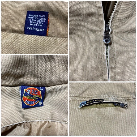 RARE FJC FREEGO Div Aero Corduroy Jacket Boy’s Large. - Picture 7 of 12